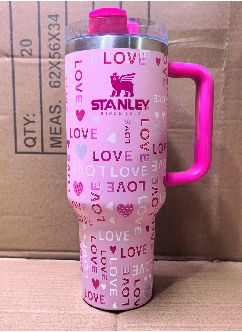 Stanley - Stanley Stainless Steel Tumbler - Vacuum Insulated Water Bottle for Home, Office or Car Reusable Cup with Straw Leak Resistant Flip Cold for 12 Hours or Iced for 2 Days, 40oz - Image 1
