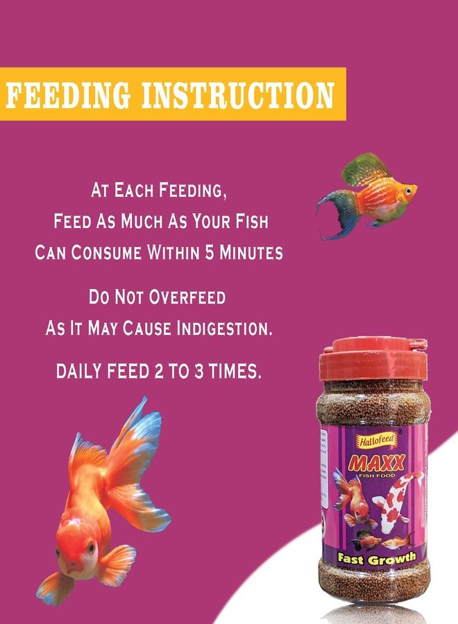 Hallofeed Fisher Men Hallofeed Special Maxx Dried Fish Food: Specifically for Young Stages of All Fish Species, Promoting Growth and Development | 360g - Image 3
