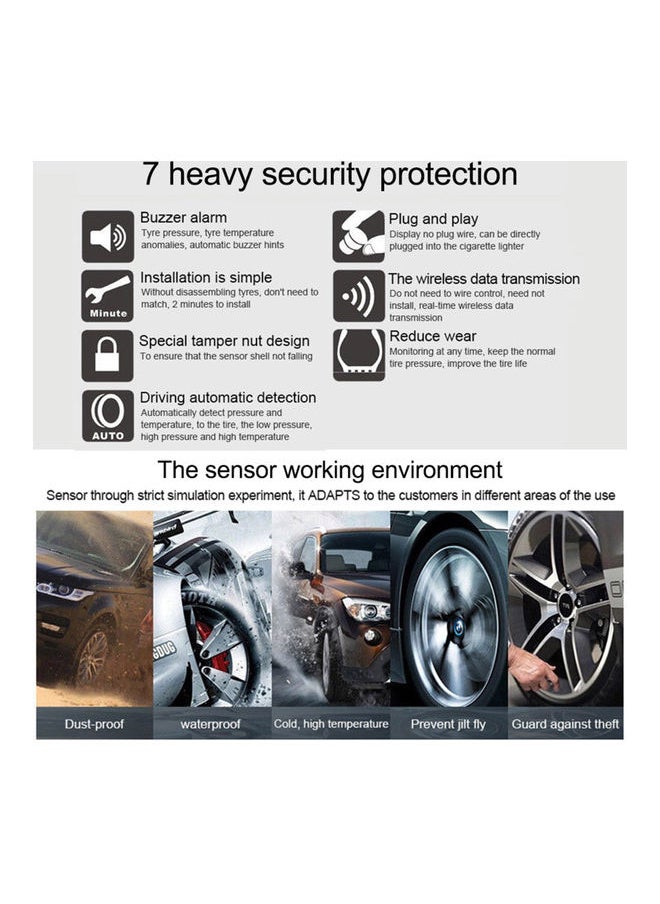 نيبمينينت - نظام مراقبة ضغط الإطارات اللاسلكي الذكي TPMS - Image 1