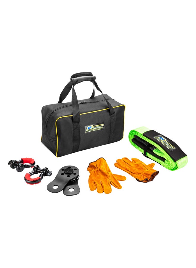 دي بي تي، طقم سحب سيارات، سبتة سحب، اخضر، طقم 7 قطع - Image 1