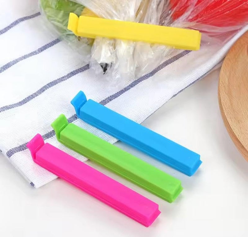 ERSHEEN ERSHEEN Plastic Sealer Clips Sealing Bag Clips for Storage Travel Kitchen Home Snack Potato Chip Food Packages Keeps Fresh for Longer Airtight Washable 20 Pieces in Multicolor - Image 1