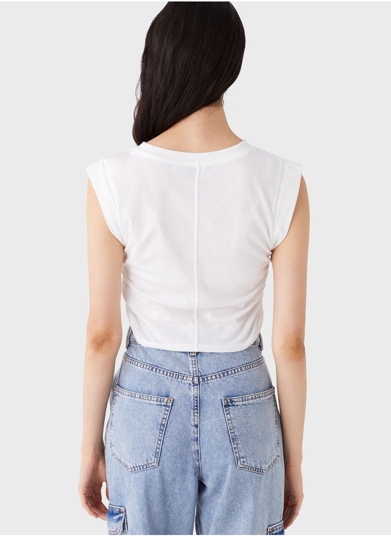 LC WAIKIKI - Mesh Crop Top - Image 1