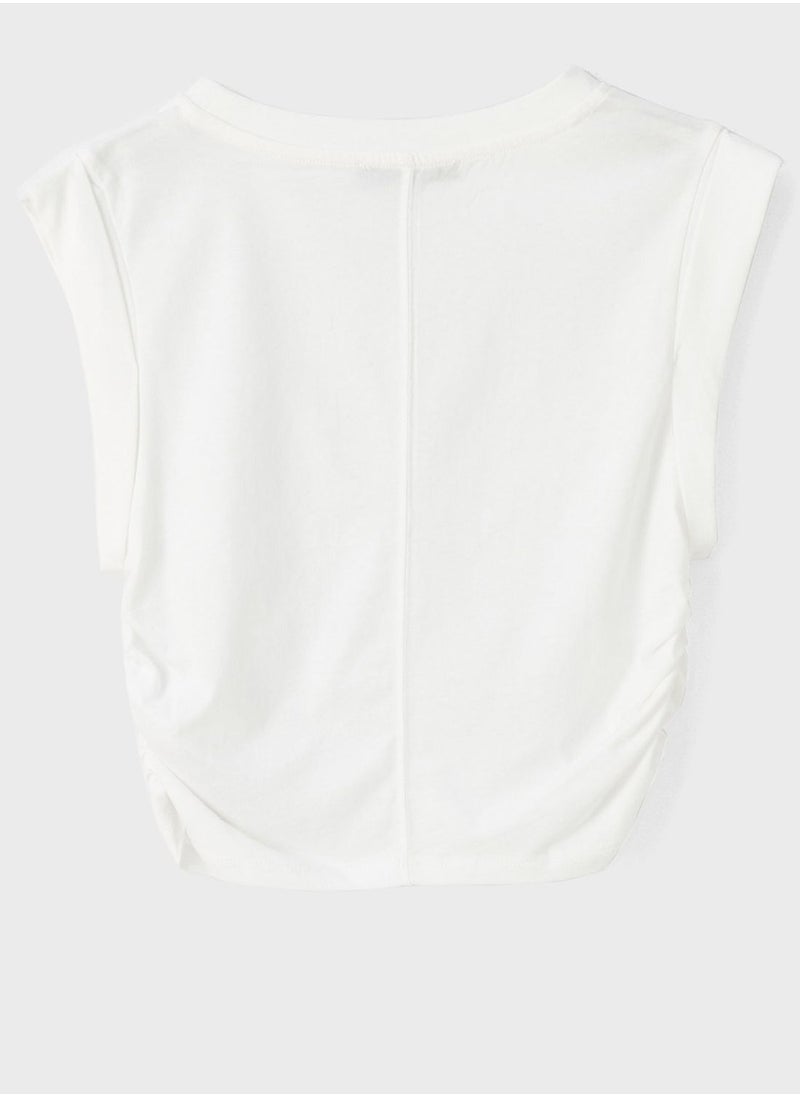 LC WAIKIKI - Mesh Crop Top - Image 1