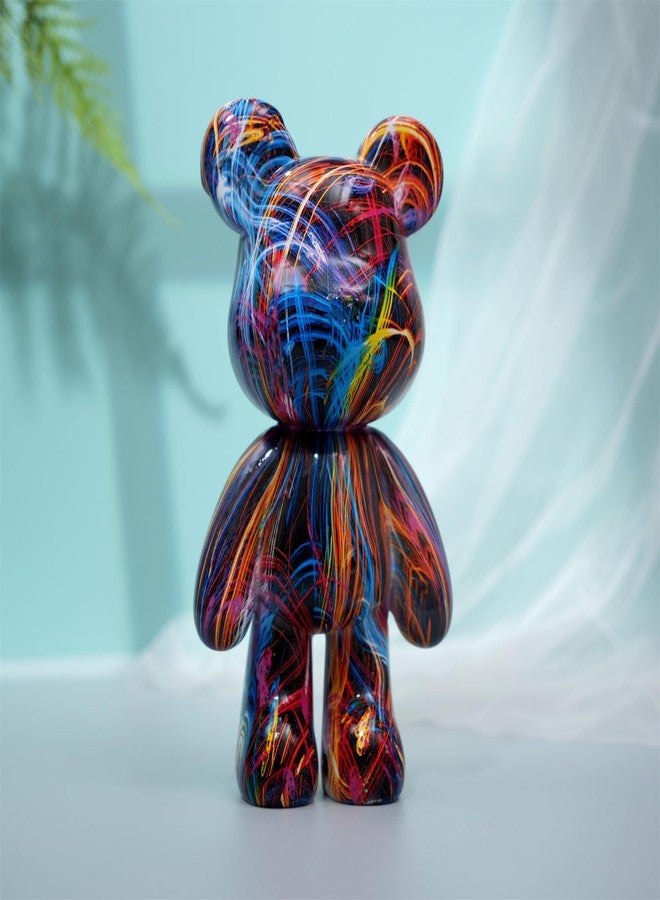 Coniuty Resin Bear Statue Decor for Home, Animal Sculpture Ornament for Indoor Room (Type B) - Image 1