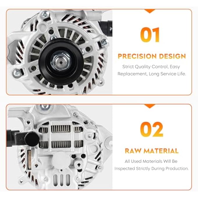 AEagle New Alternator for Honda Civic 1.8L 1.8 2006-2008 2011, 2009 2010 (MFI), 31100-RNA-A01, AHGA67, 400-48050, 11176, AMT0187, A2TC1391 - Image 4