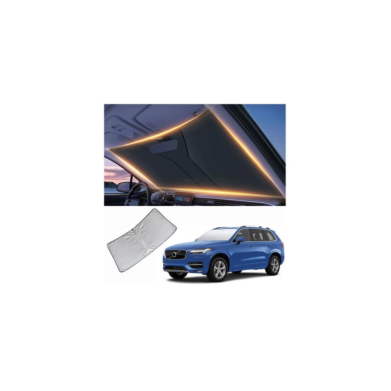 LZYYQX Windshield Sun Shade for Volvo XC90 Front Window Shades Cover for 20102025 XC90 Windshield Sun Visor Protector Car Accessories - Image 2