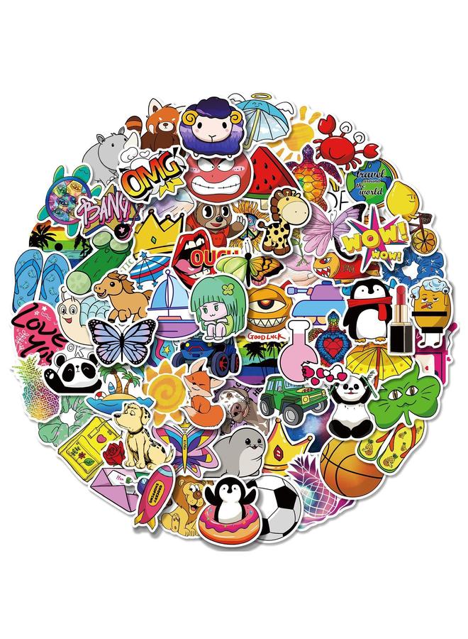 Bluejw 100 Small Animal Fresh Graffiti Stickers Luggage Luggage Luggage Case Stickers Small Stickers - Image 1