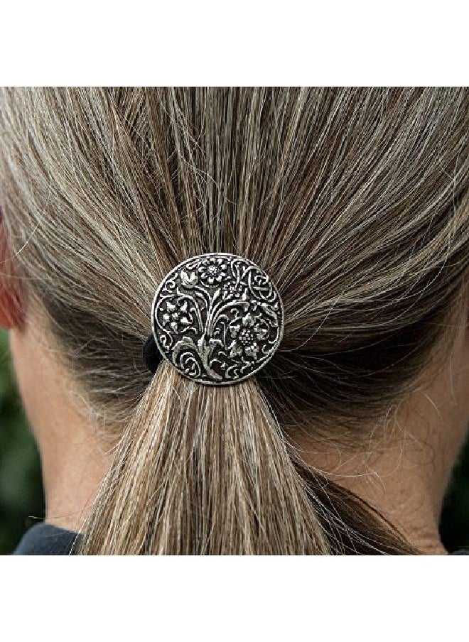 Oberon Design - Ponytail Holder Hair Accessory Women'S Hair Tie Wildflowers Handcrafted In The Usa By - Image 1