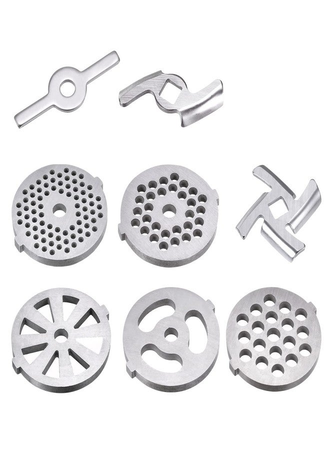 ميكسينيتي مجموعة واحدة من شفرات مفرمة اللحم من ميكانيكسي: 47 مم، 49 مم، وألواح 3 مم، 5 مم، 7 مم، وحامل مفرمة اللحم. - Image 2