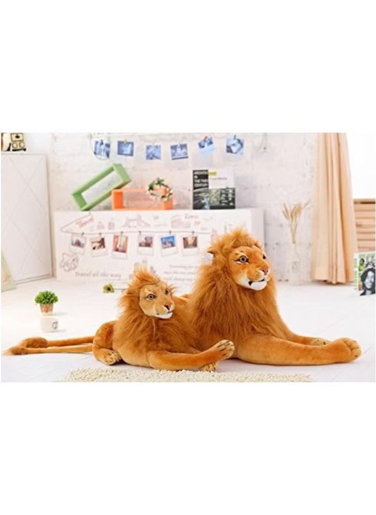 null - Jungle Babbar Sher Gir Gujrati Lion Stuffed Soft Plush Toy 20 Cm Brown - Image 1