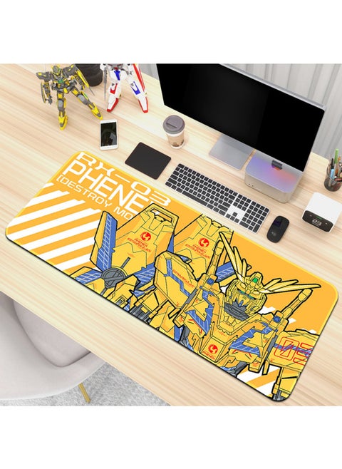 Gundam Mecha Style Anime Game Super Large Mouse Pad Thickened Personality Keyboard Pad Laptop Computer Office Desk Mat-Color:800x 300x 2mm Edge Lock-Pattern:Up To [22-12]]