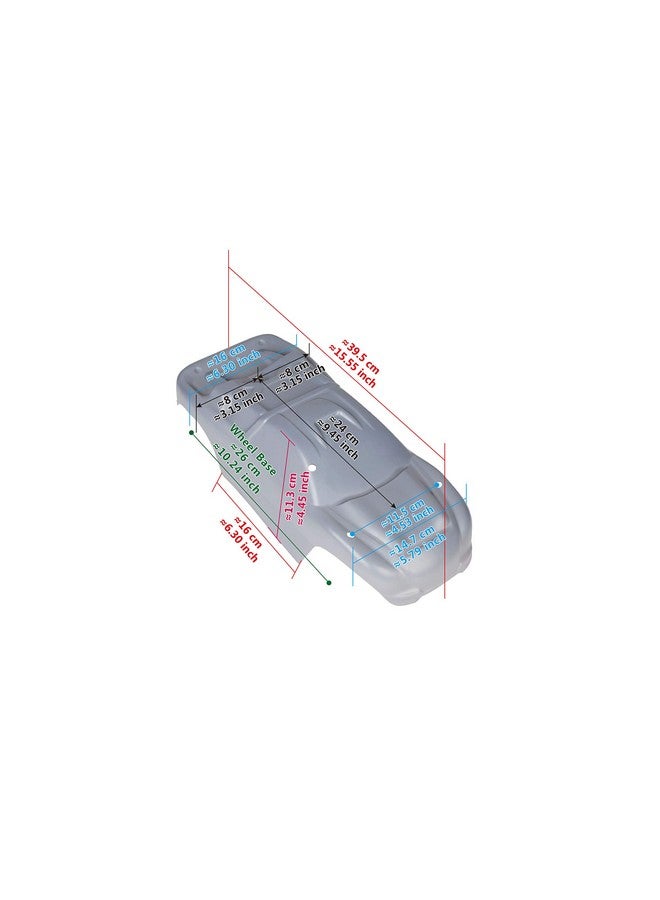 SummitLink Custom Body Police Style Compatible For 1 10 Scale Rc Car Or Truck (Truck Not Included) R Pb 01 - Image 5