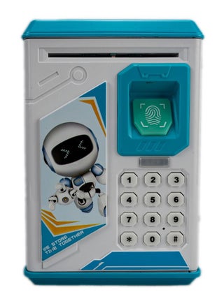 Robot Bodyguard Piggy Bank, Money Box with Electronic Lock, ATM Machine, Blue - pzsku/ZE53B734EA280AC16B98CZ/45/_/1663682881/88fce0e0-cdde-4e54-accd-cc6fc37b78f2