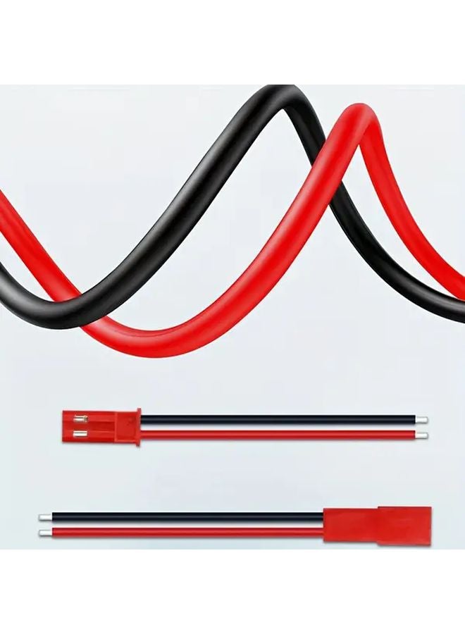 Red Black 2 54mm Dupont Wire 10 قطع ذكر أنثى كابل موصل للنماذج الأولية - Image 5