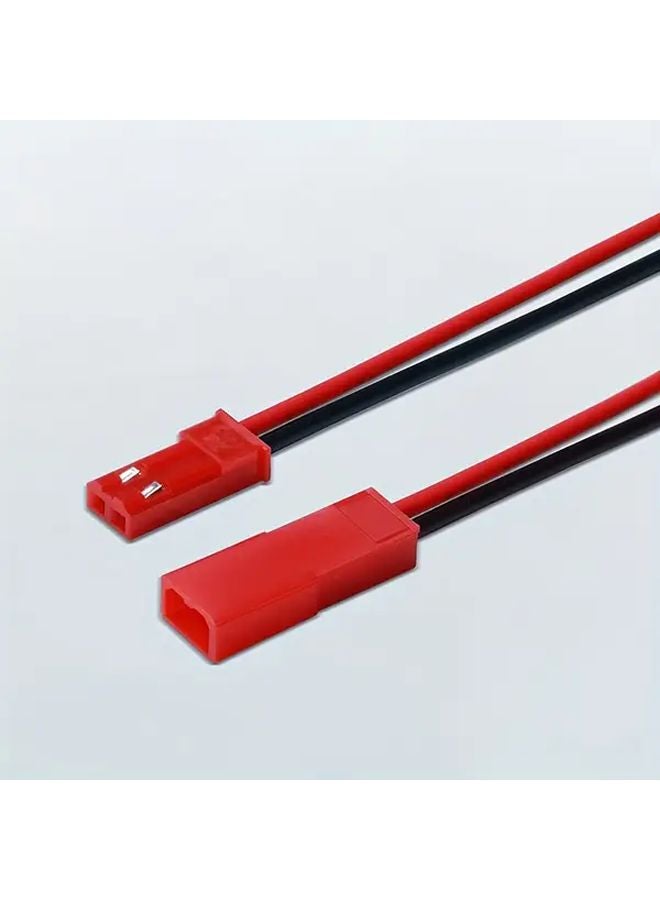 Red Black 2 54mm Dupont Wire 10 قطع ذكر أنثى كابل موصل للنماذج الأولية - Image 2