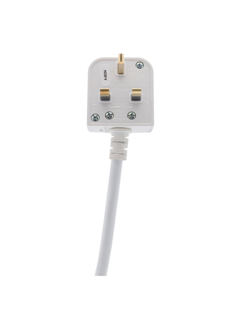 AL FANAR 3-Way Extension Cord Power Strip - 3 Meters - Image 4