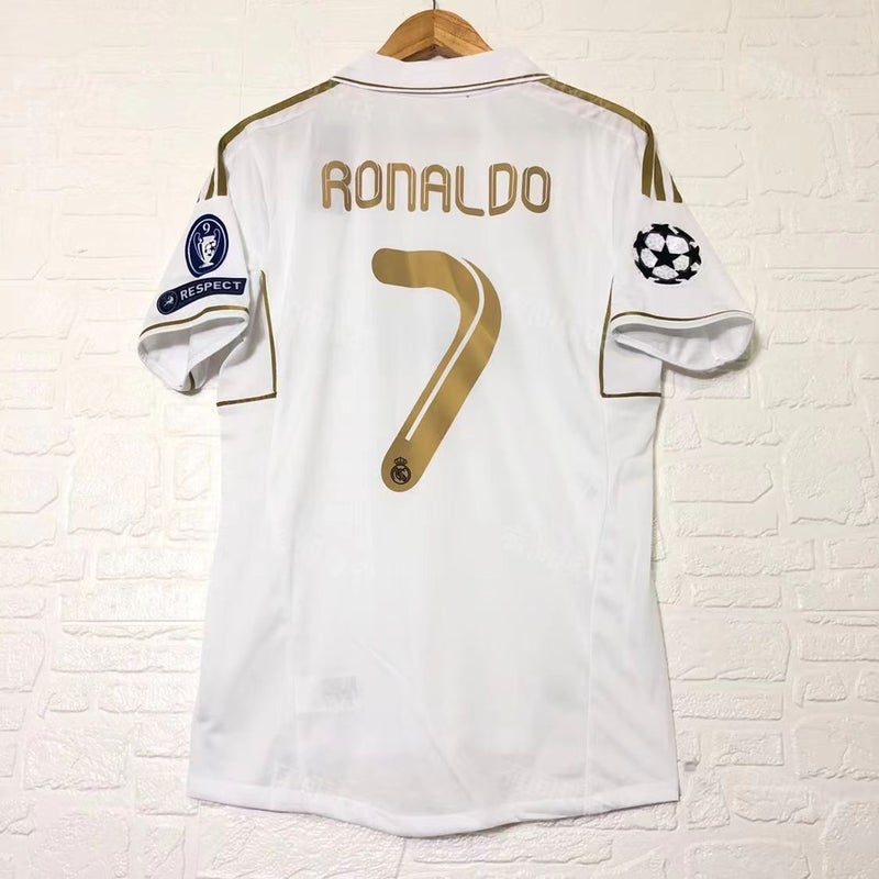 Generic Vintage 1718 Real Madrid No.7 Jersey Football Kit Shirt 1112 Real Madrid Home