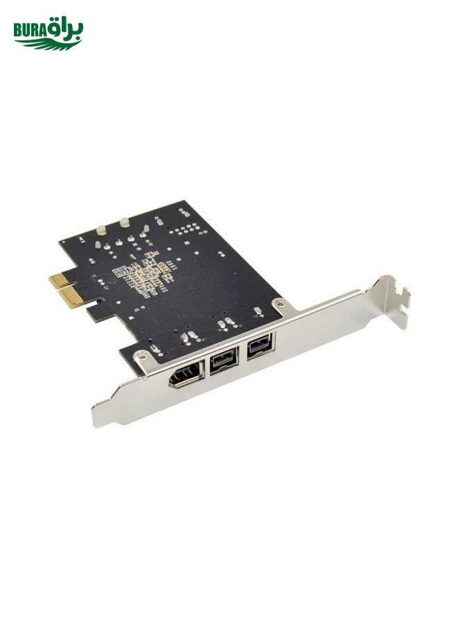 ST23 PCI Express 3 Port Firewire 1394B & 1394A PCIe 1.1 x1 Card