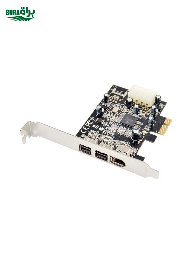 ST23 PCI Express 3 Port Firewire 1394B & 1394A PCIe 1.1 x1 Card