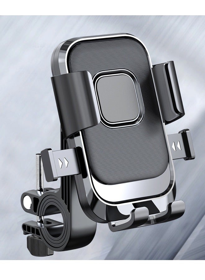 Beauenty Riding Essential! Universal Anti-Vibration Metal Holder for Motorcycles, Electric Bikes and Bicycles, One-Hand Operation, Free Switching between Horizontal and Vertical, Compatible with 4.7-7.2 Inch - Image 4