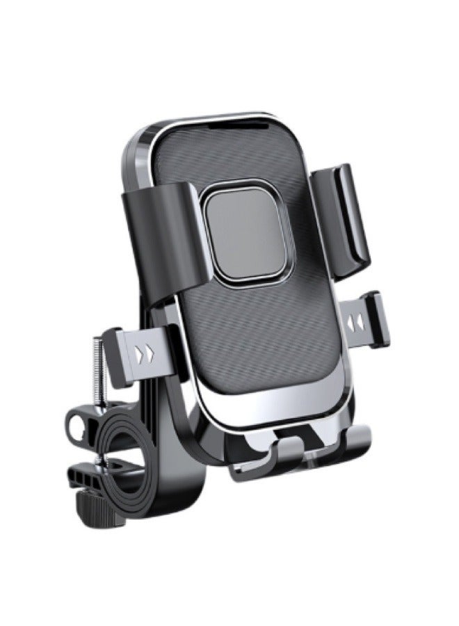 Beauenty Riding Essential! Universal Anti-Vibration Metal Holder for Motorcycles, Electric Bikes and Bicycles, One-Hand Operation, Free Switching between Horizontal and Vertical, Compatible with 4.7-7.2 Inch - Image 1