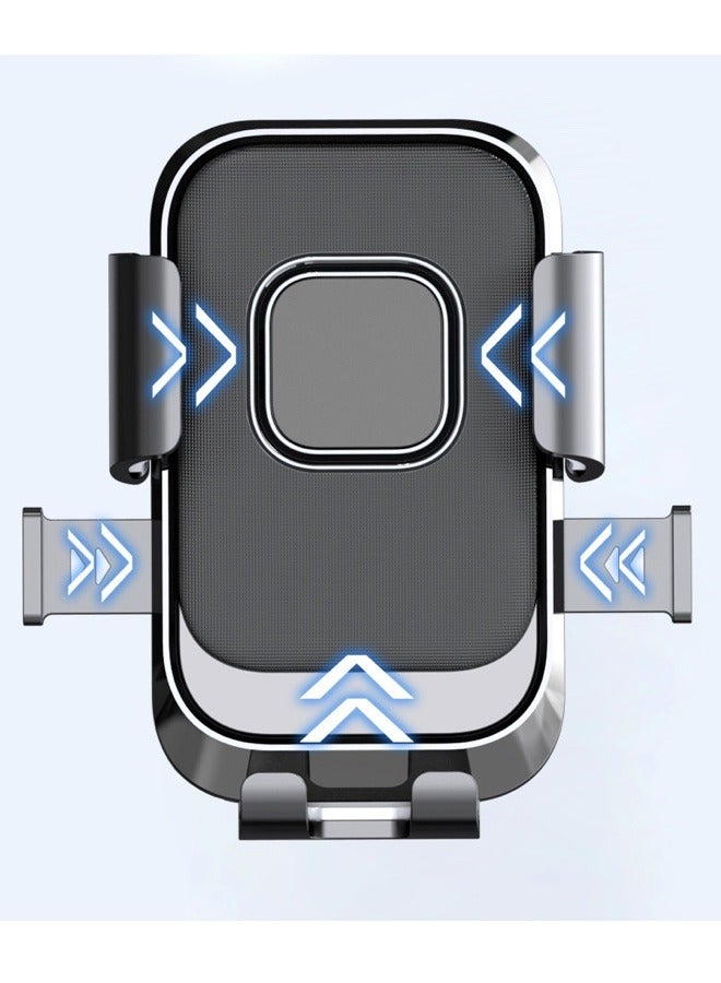 Beauenty Riding Essential! Universal Anti-Vibration Metal Holder for Motorcycles, Electric Bikes and Bicycles, One-Hand Operation, Free Switching between Horizontal and Vertical, Compatible with 4.7-7.2 Inch - Image 3