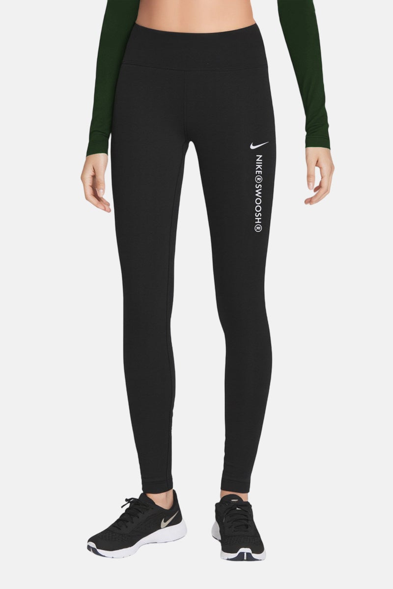 Nike سراويل تدريب رياضية نسائية قابلة للسحب، سوداء - Image 1