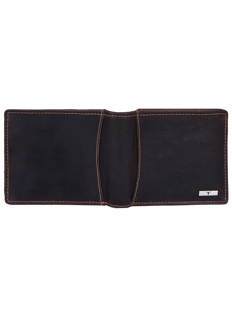URBANFOREST URBAN FOREST Oliver Vintage Brown Leather Wallet for Men - Image 4