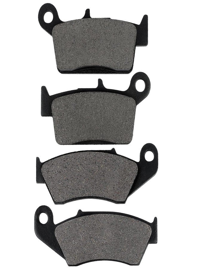 LOCOPOW Brake Pads Front and Rear Compatible with Kawasaki KX250F KLX450R KX450F 2004-2020, Yamaha YZ125 YZ 125 WR250 WR 250 WR450 WR450F YZ450 YZ450F 2003-2018 - Image 1