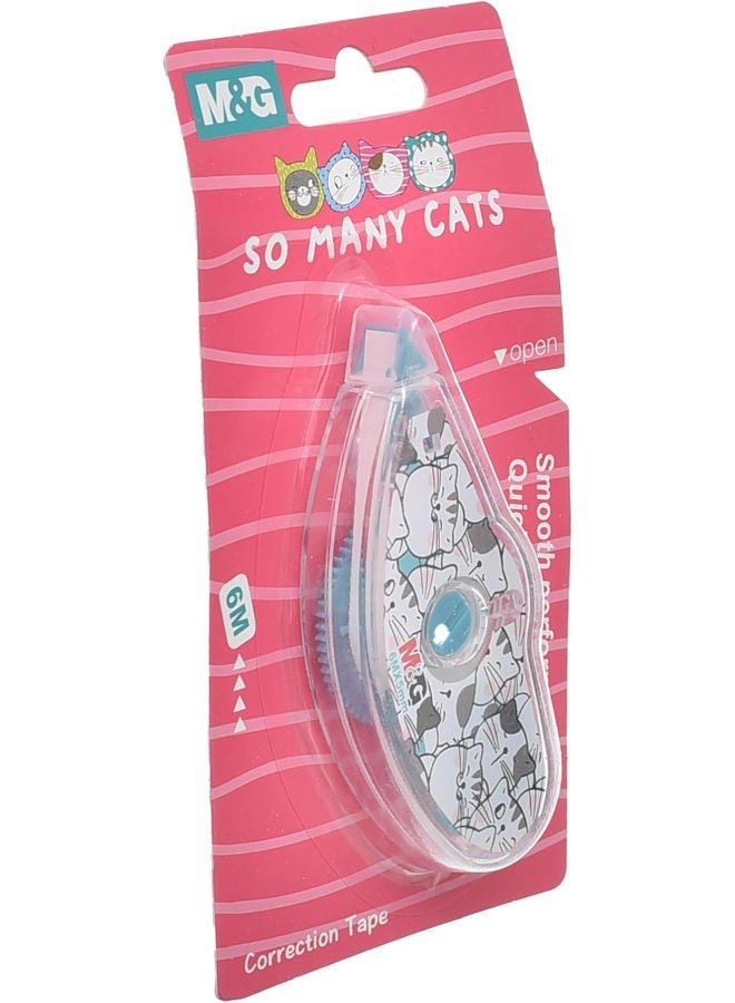 M&G So Many Cats Corrector Tape, Precise and Stylish Corrections, 6m, Easy Application, Assorted Color - Image 4