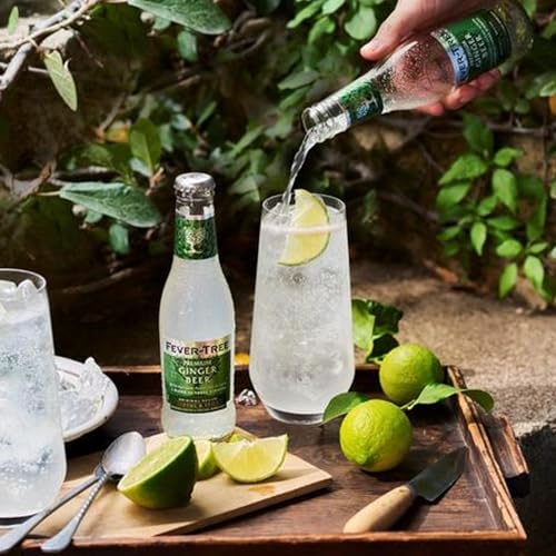 Chromacast Fever Tree Premium Ginger Ale - Premium Quality Mixer and Soda - Refreshing Beverage for Cocktails & Mocktails 200ml Bottle - Image 3