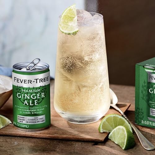 Chromacast Fever Tree Premium Ginger Ale - Premium Quality Mixer and Soda - Refreshing Beverage for Cocktails & Mocktails 200ml Bottle - Image 4
