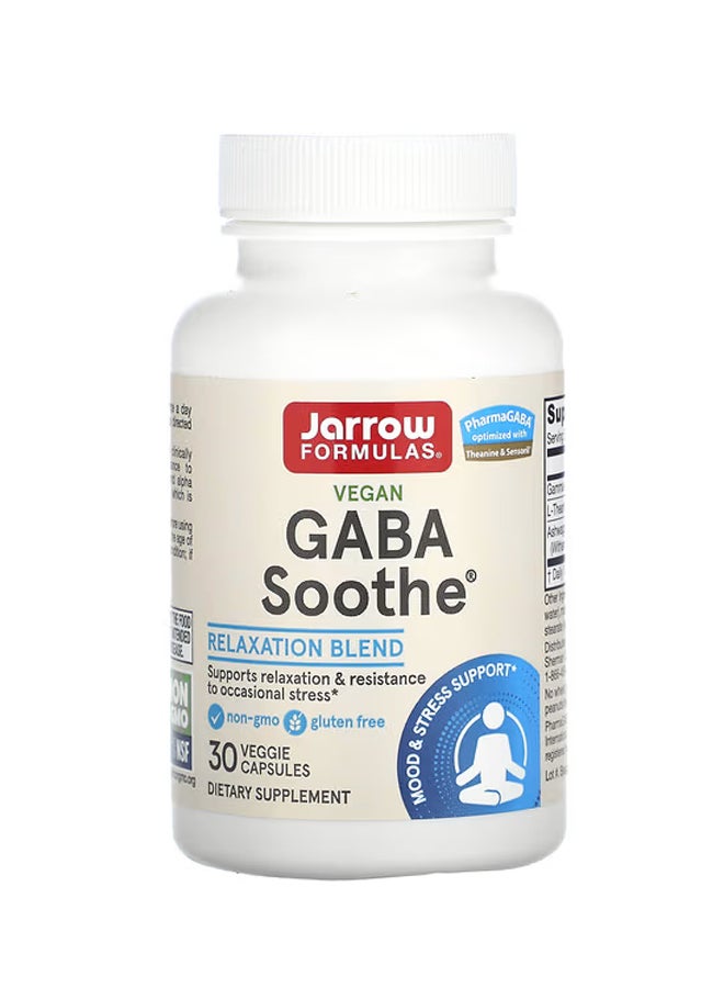 jarrow formulas GABA Soothe 30 Veggie Capsules
