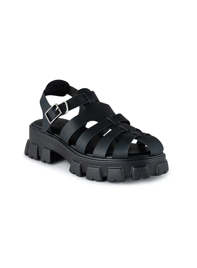 فينتشي صنادل نسائية متعددة الأحزمة ووتد