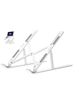 Generic Laptop Stand, for Desk, Adjustable Ergonomic Portable Laptop Stand plastic  - Image 1