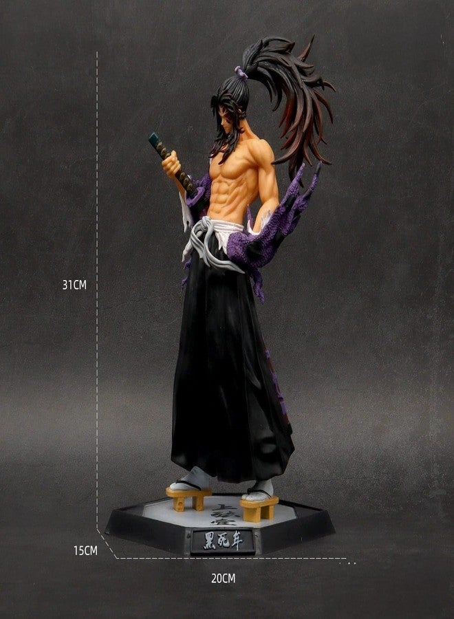 YOURKARTS.COM Demon Slayer Anime Character Action Figure, Red Battle Form, 29 cm Height, Collectible Statue - Image 3