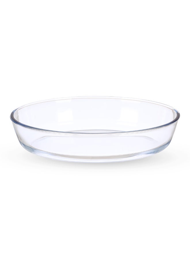 Roaster Set, 3 Pieces, Oval Shape, temepered Glass - Transaprent - Image 1