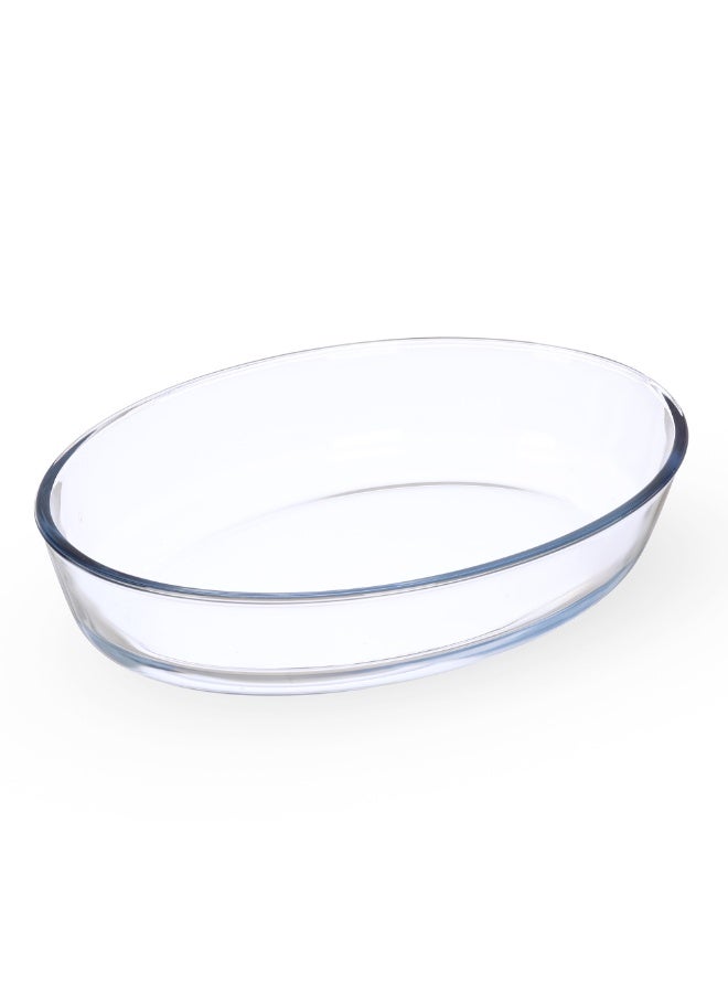 Roaster Set, 3 Pieces, Oval Shape, temepered Glass - Transaprent - Image 5