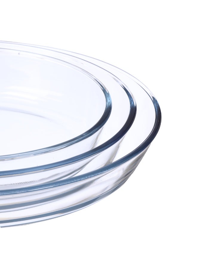 Roaster Set, 3 Pieces, Oval Shape, temepered Glass - Transaprent - Image 3