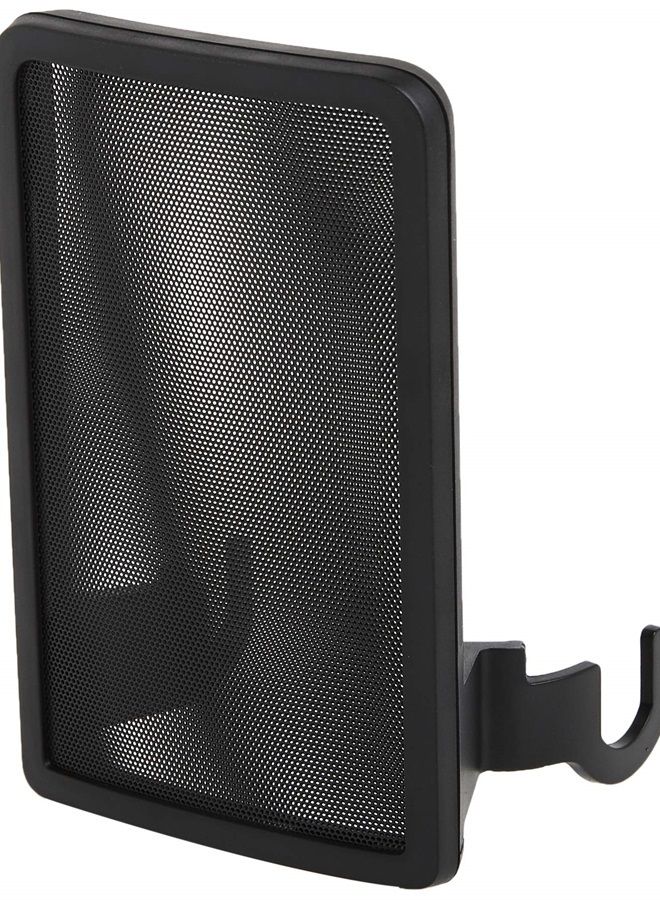 elgato Pop Filter - Anti-Plosive Noise Shield Eliminates Pops and Hisses, Dual-Layer Steel Mesh with Magnetic Attachment Points, Custom Built for Elgato Wave:1/3, Black - Image 1