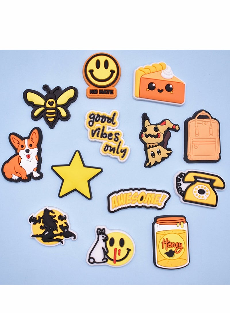 KASTWAVE 13 Pieces Different Chars For Shoes And Crocs Decoration, Bracelet, Wristbands - Image 1
