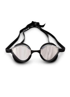 arena Arena Python Racing Swim Goggles for Men and Women, UV Protection, Anti-Fog, Dual Strap, Mirror Lens, Silver/Black  - Image 4