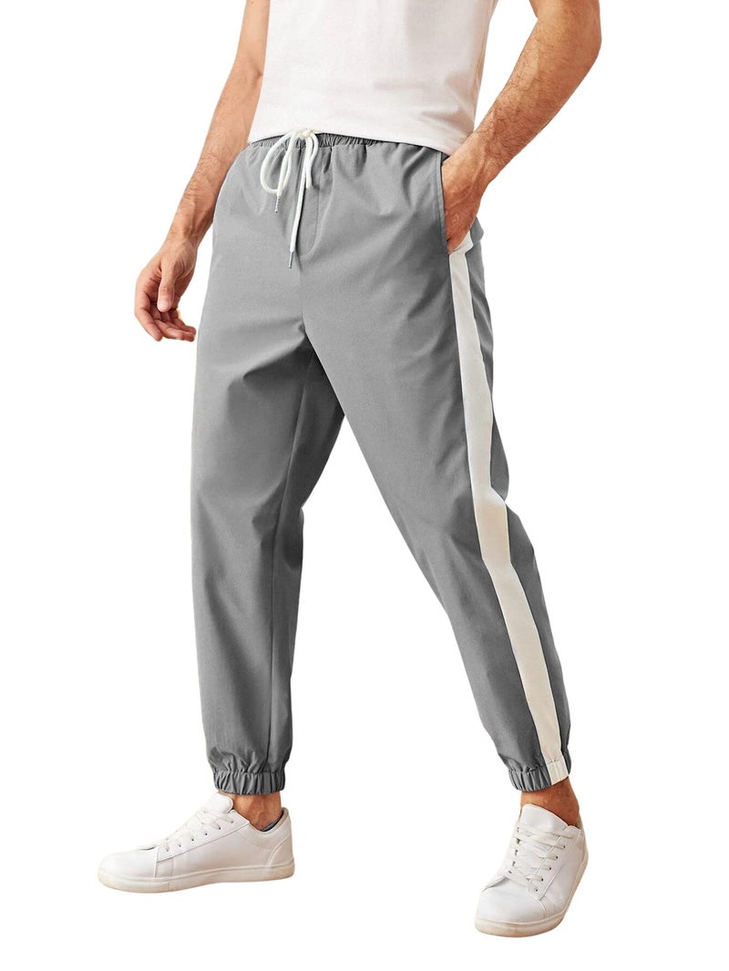 Lymio Track Pant for Men || Regular Fit || Track Pants || Full Elastic Jogger Track Pant (TP-02-Grey-L) - Image 5