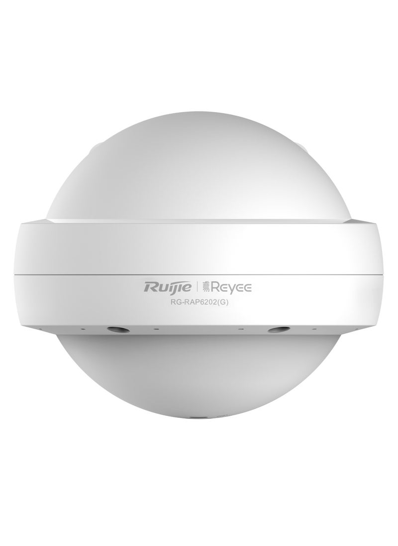 رويجي RG-RAP6202(G) نقطة وصول خارجية Wi-Fi 5 AC1300 - متعددة الاتجاهات، IP68، تغطية طويلة المدى  - Image 1
