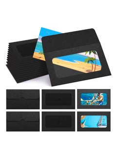 60 High Quality Black Gift Card Envelopes Blank Sleeves Ideal for Greeting Cards 39 x 24 Inch Perfect for Mailing Gifting and Special Occasions