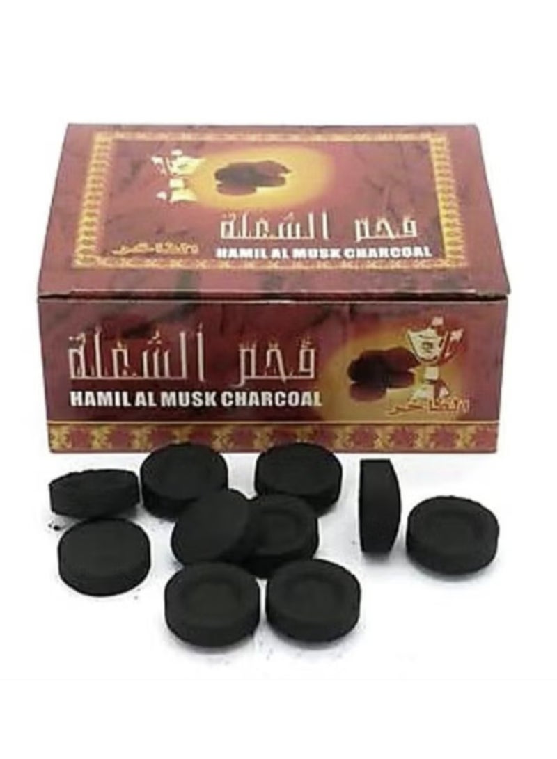 مسك فحم بخور الشعلة سريع الاشتعال 80 قرصًا دائريًا - Image 2