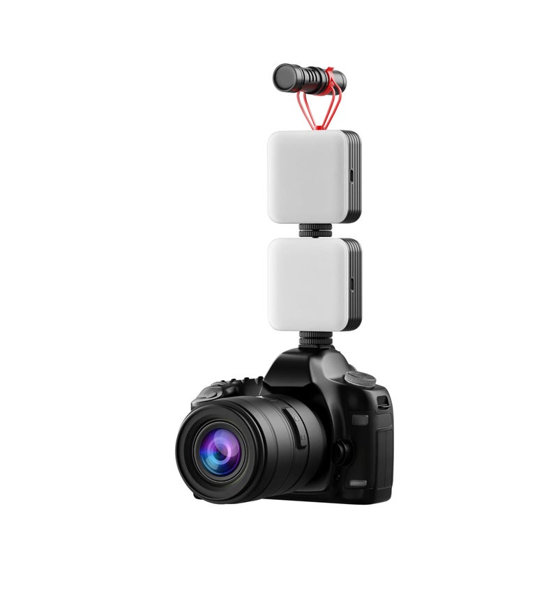 ZETY Portable LED Video Light Camera Light Laptop Light for Zoom Meeting Photography Lighting 100 LED Beads with Clip Dimmable and Rechargeable (D12) - Image 2