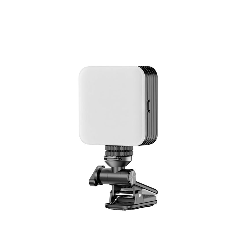 ZETY Portable LED Video Light Camera Light Laptop Light for Zoom Meeting Photography Lighting 100 LED Beads with Clip Dimmable and Rechargeable (D12) - Image 1