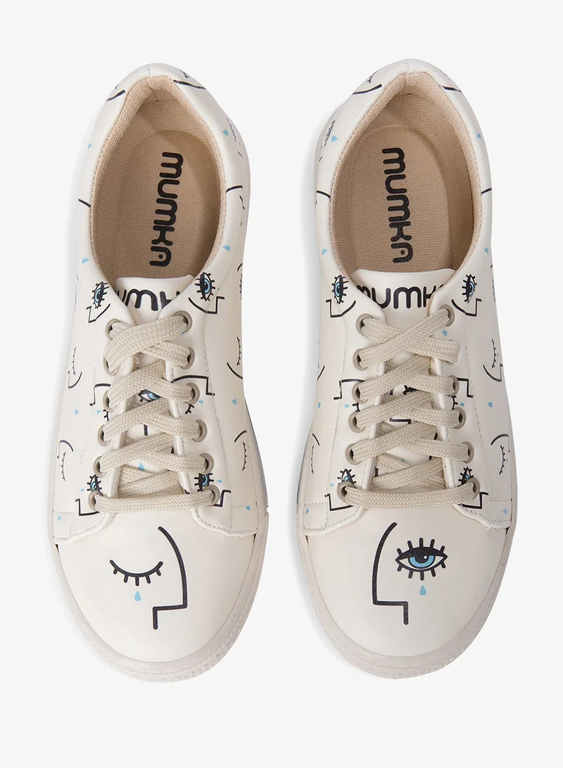 Mumka Eyes on You Eyes on you Sneakers for Women | Best Price UAE