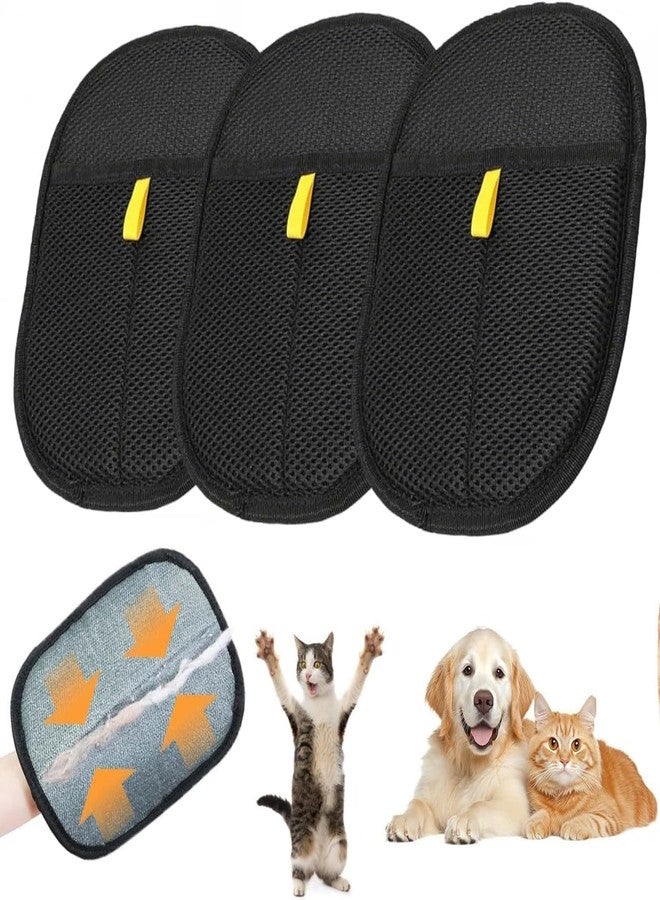 MAHNTMART [1-Pcs] Pet Hair Removal Gloves Brush, Reusable Cat Dog Electrostatic Hair Remover Grooming Glove Tool - Image 1